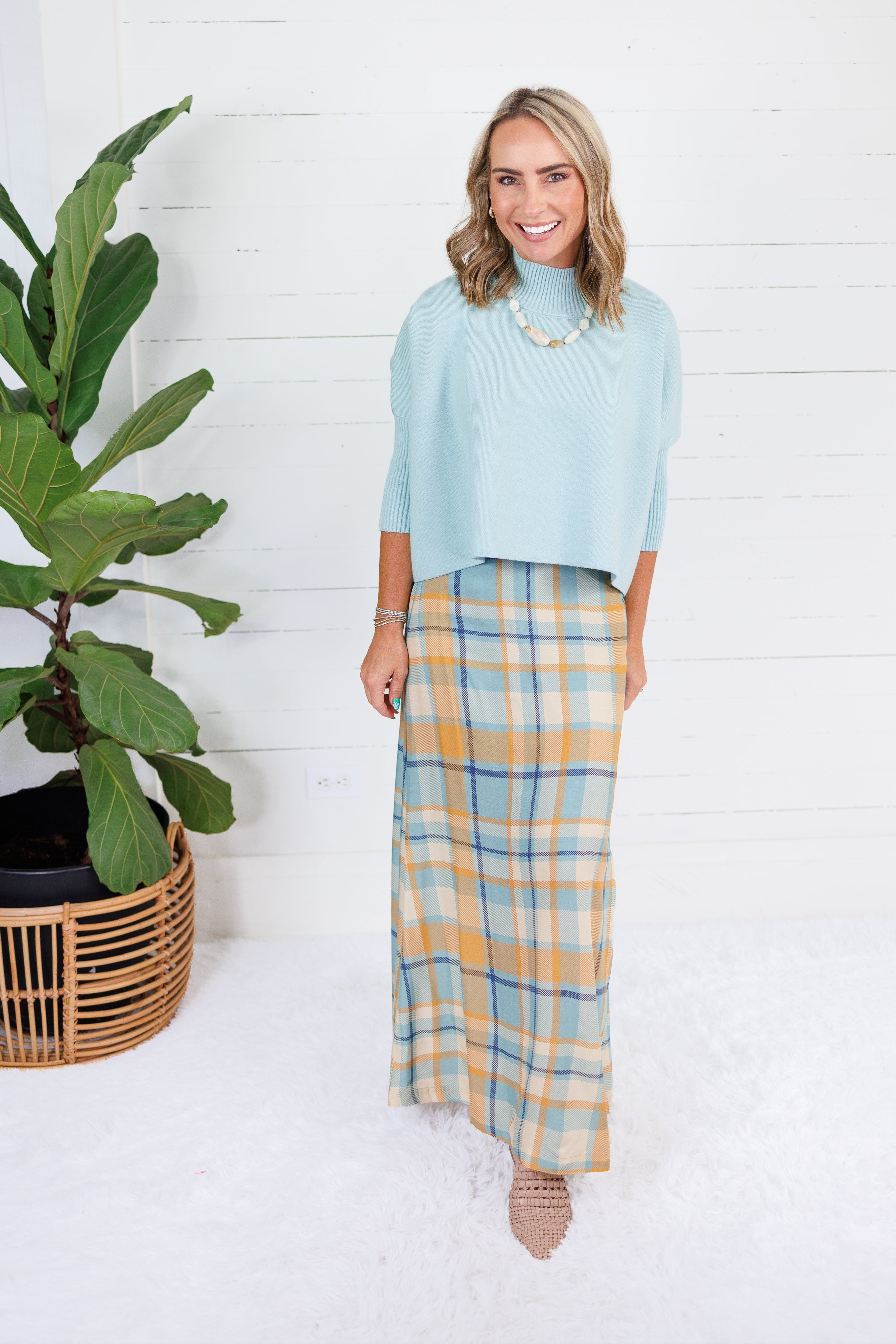 Sophia Sea Glass Sweater Briton Court