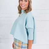 Sophia Sea Glass Sweater Briton Court