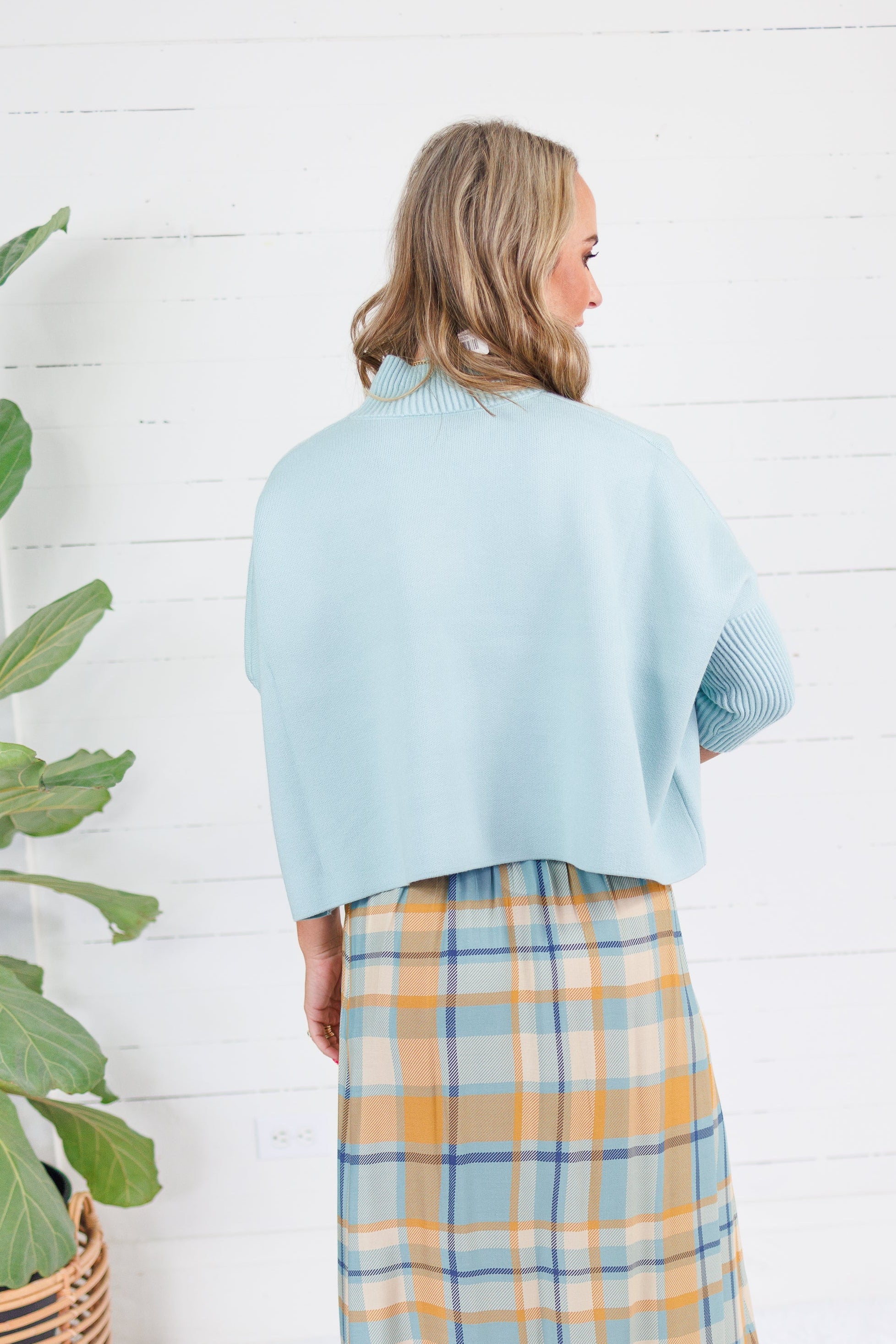 Sophia Sea Glass Sweater Briton Court