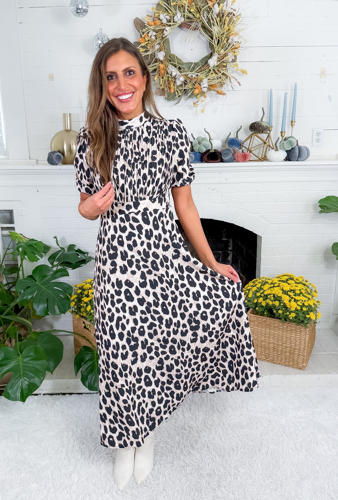 Speegle Leopard Maxi Dress