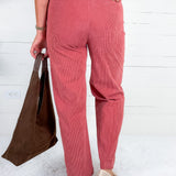 Spencer Salmon Pink Corduroy Pants Compania Fantastica