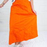 Spirit Orange Panel Maxi Skirt TCEC