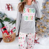 Spread Christmas Cheer Long Sleeve Gildan Soft Tee 