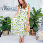 Spring Orchard Maxi Dress Meet Me in Santorini 