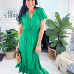 Sprout Kelly Green Midi Dress