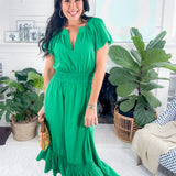 Sprout Kelly Green Midi Dress