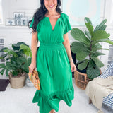 Sprout Kelly Green Midi Dress