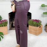Stella Sangria Coated Flare Jeans KUT