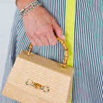 Straw Bamboo Handbag