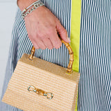 Straw Bamboo Handbag