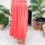 Sunburst Bloom Gauze Maxi Skirt Meet Me in Santorini