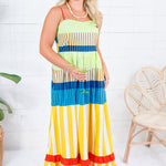 Sweeney Bright Stripes Maxi Dress Karlie