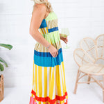 Sweeney Bright Stripes Maxi Dress Karlie