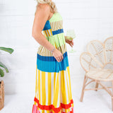 Sweeney Bright Stripes Maxi Dress Karlie