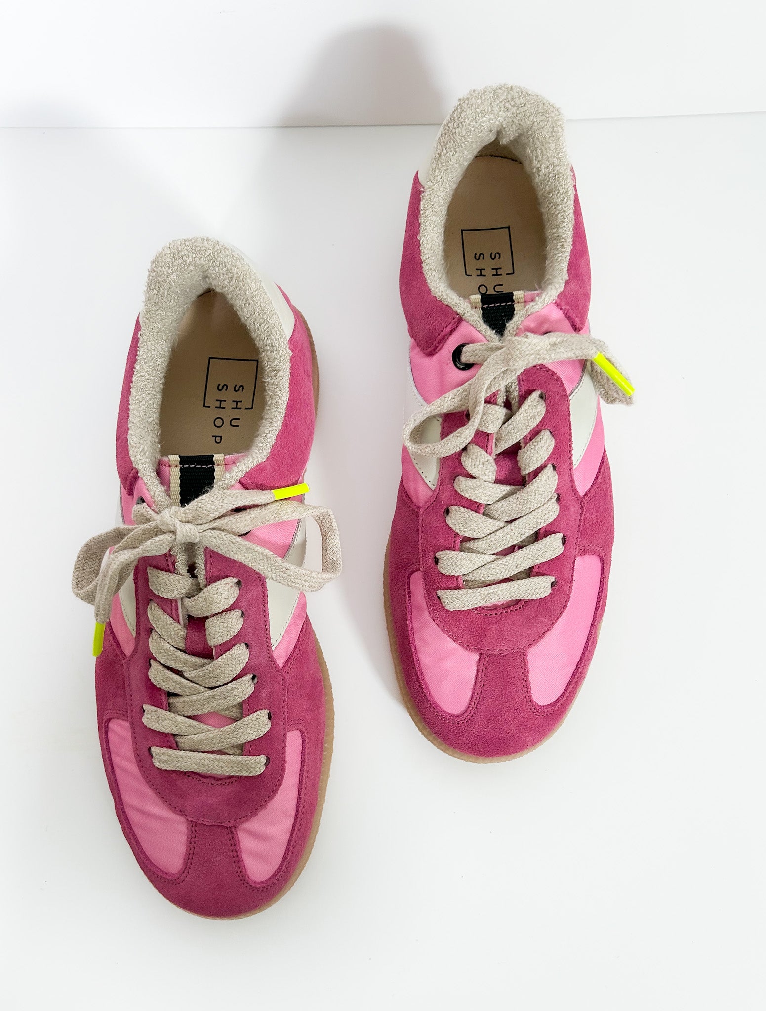 Sylvia Pink Sneakers Shu Shop 