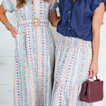 Sylvia French Cottage Floral Tier Maxi Skirt Karlie