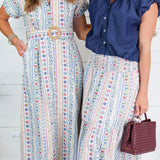 Sylvia French Cottage Floral Tier Maxi Skirt Karlie