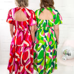 THML Osborne Multi Color Maxi Dress