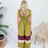 Simone Martini Olive Maxi Dress