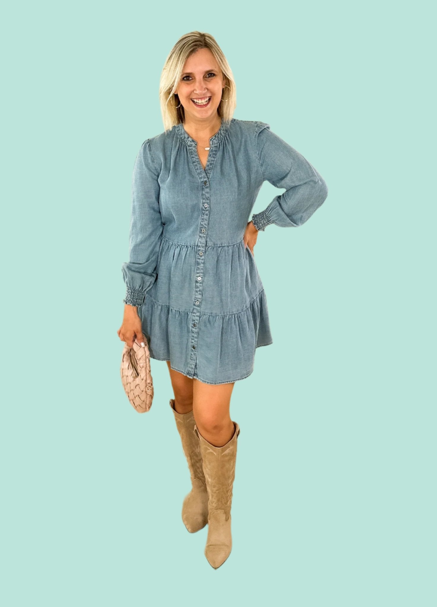 Talullah_Tiered_Denim_Mini_Dress