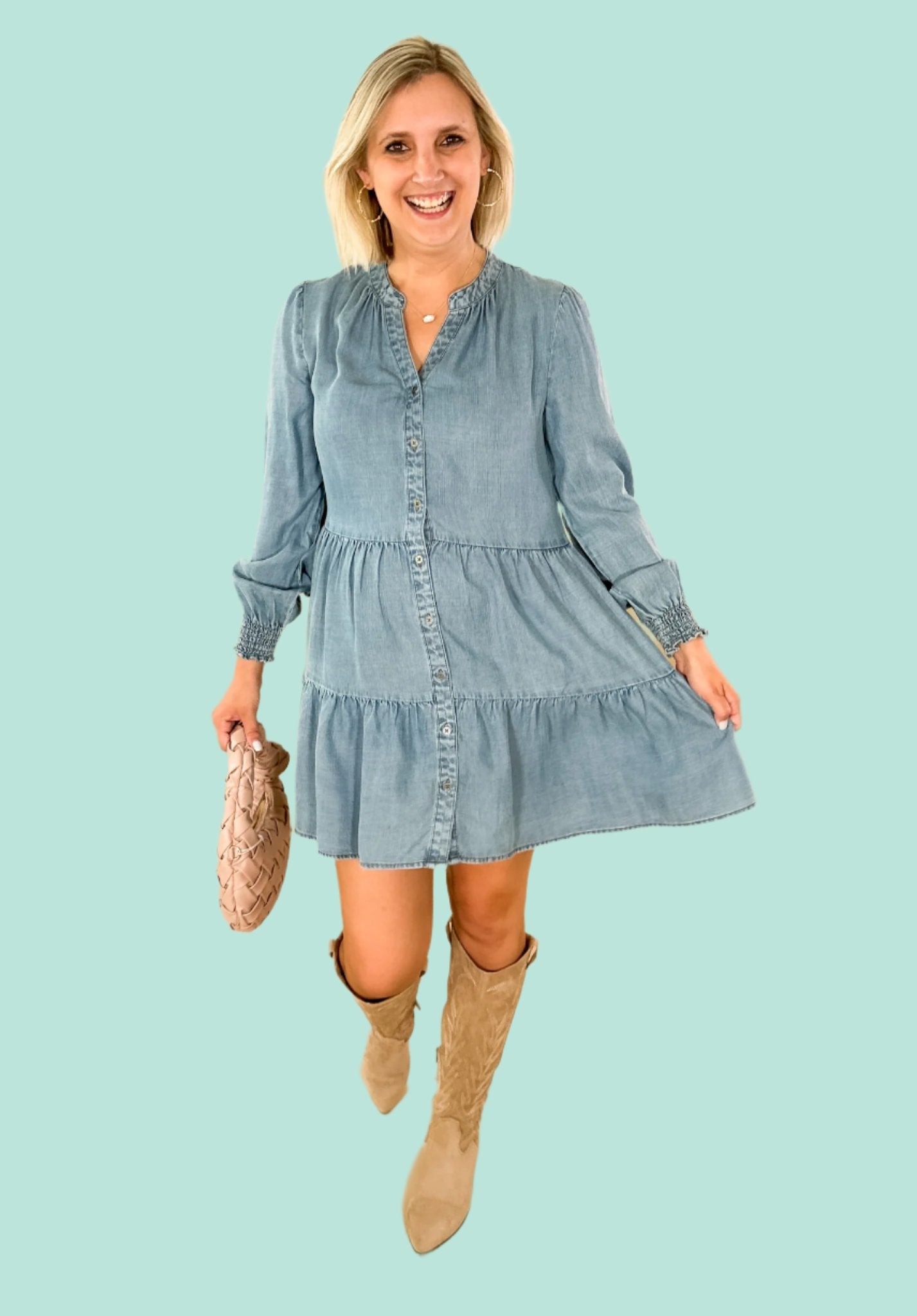 Talullah_Tiered_Denim_Mini_Dress