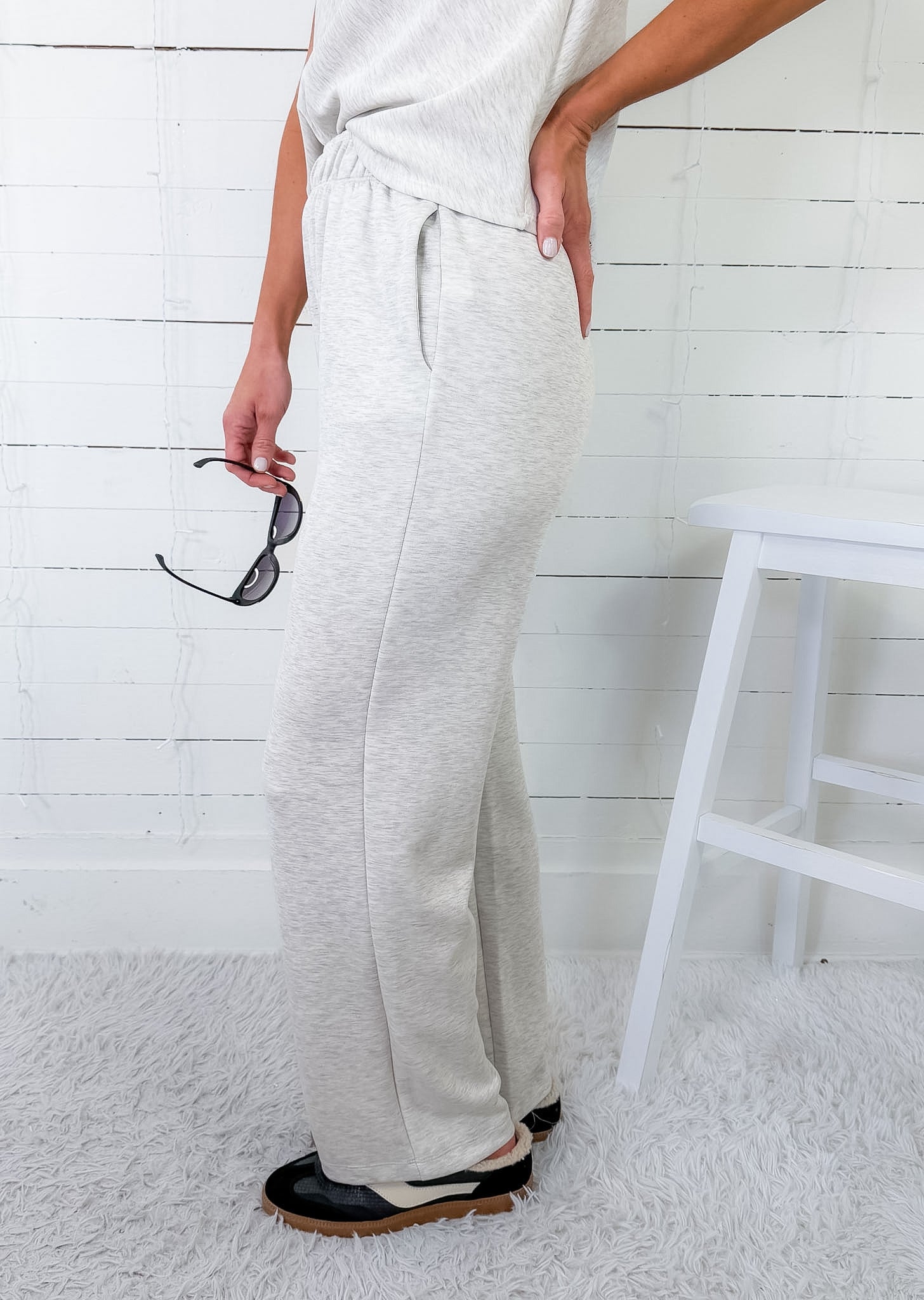 Tanner Grey Scuba Pant Karlie