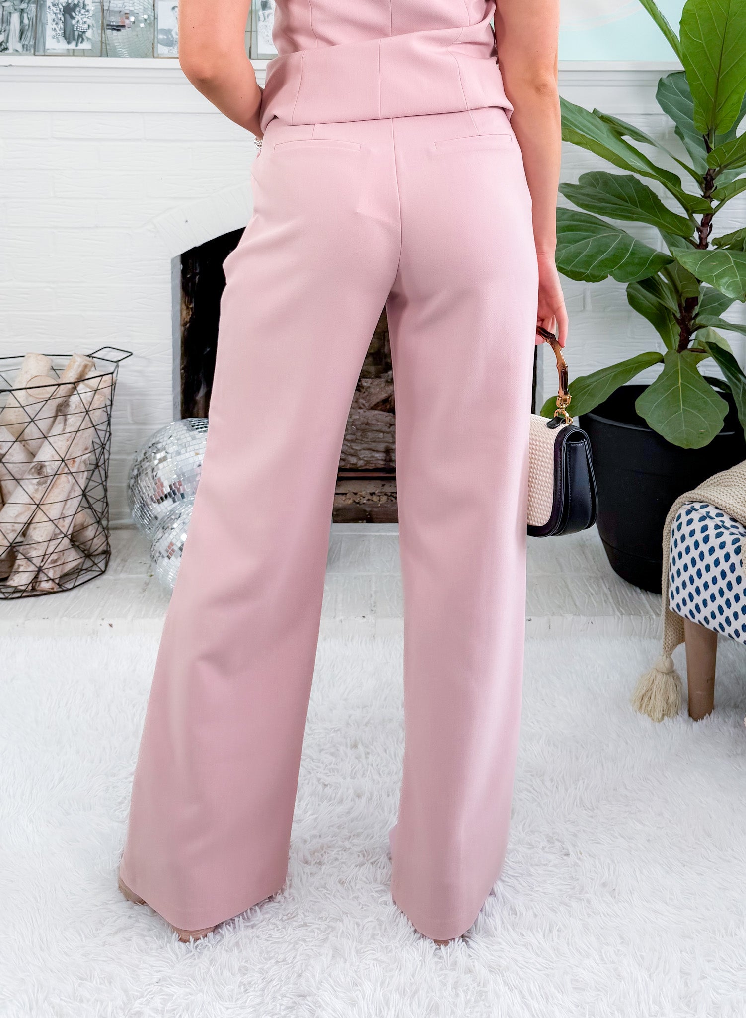 Tara Light Pink Trouser Pant Lucy Paris