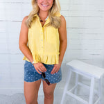 Tarrant Sunshine Stripe Sleeveless Top Entro