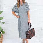 Taya Woven Bitter Chocolate + Patent Tote Bag