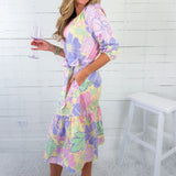 Taylor Pastel Floral Maxi Dress Karlie