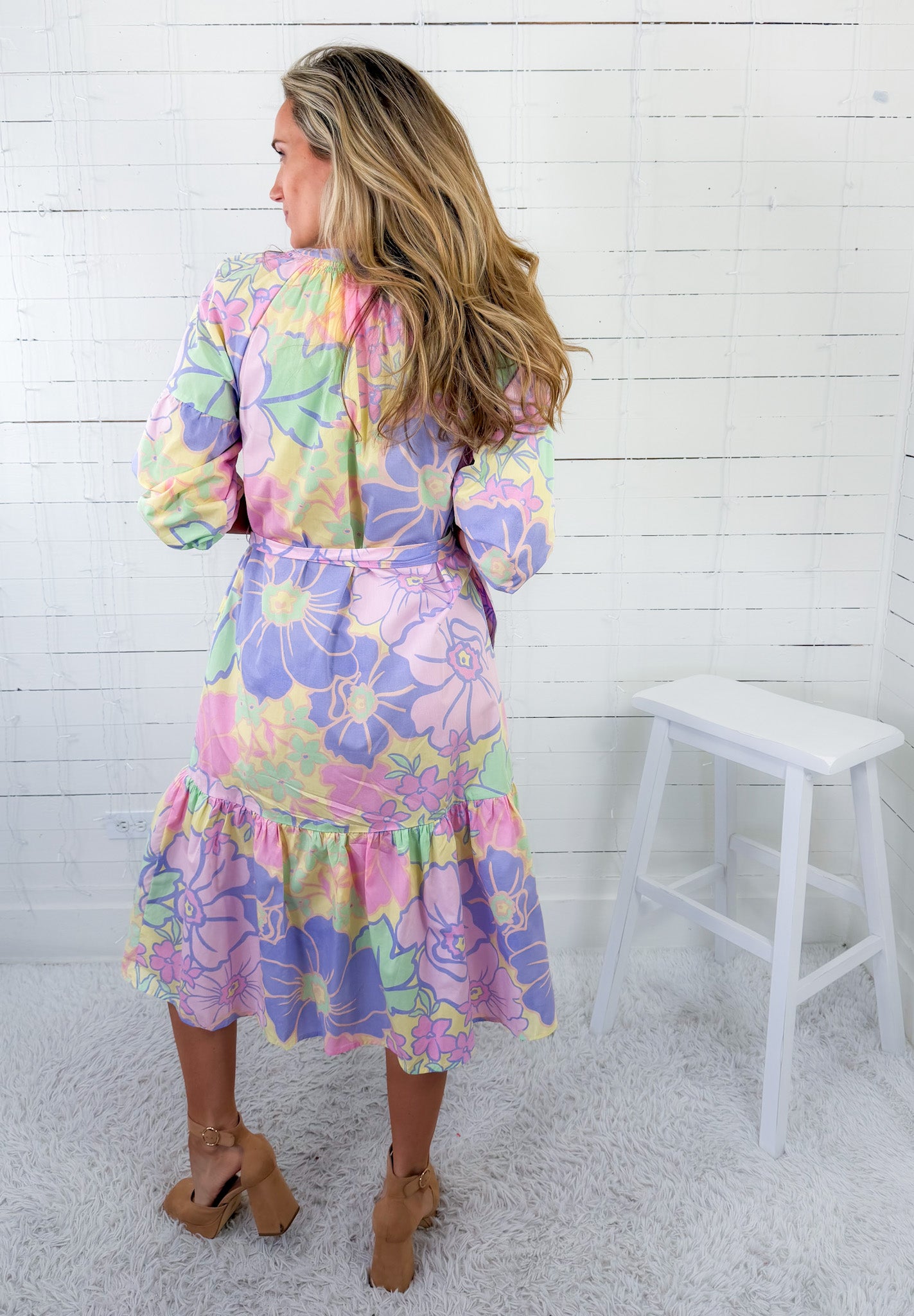 Taylor Pastel Floral Maxi Dress Karlie