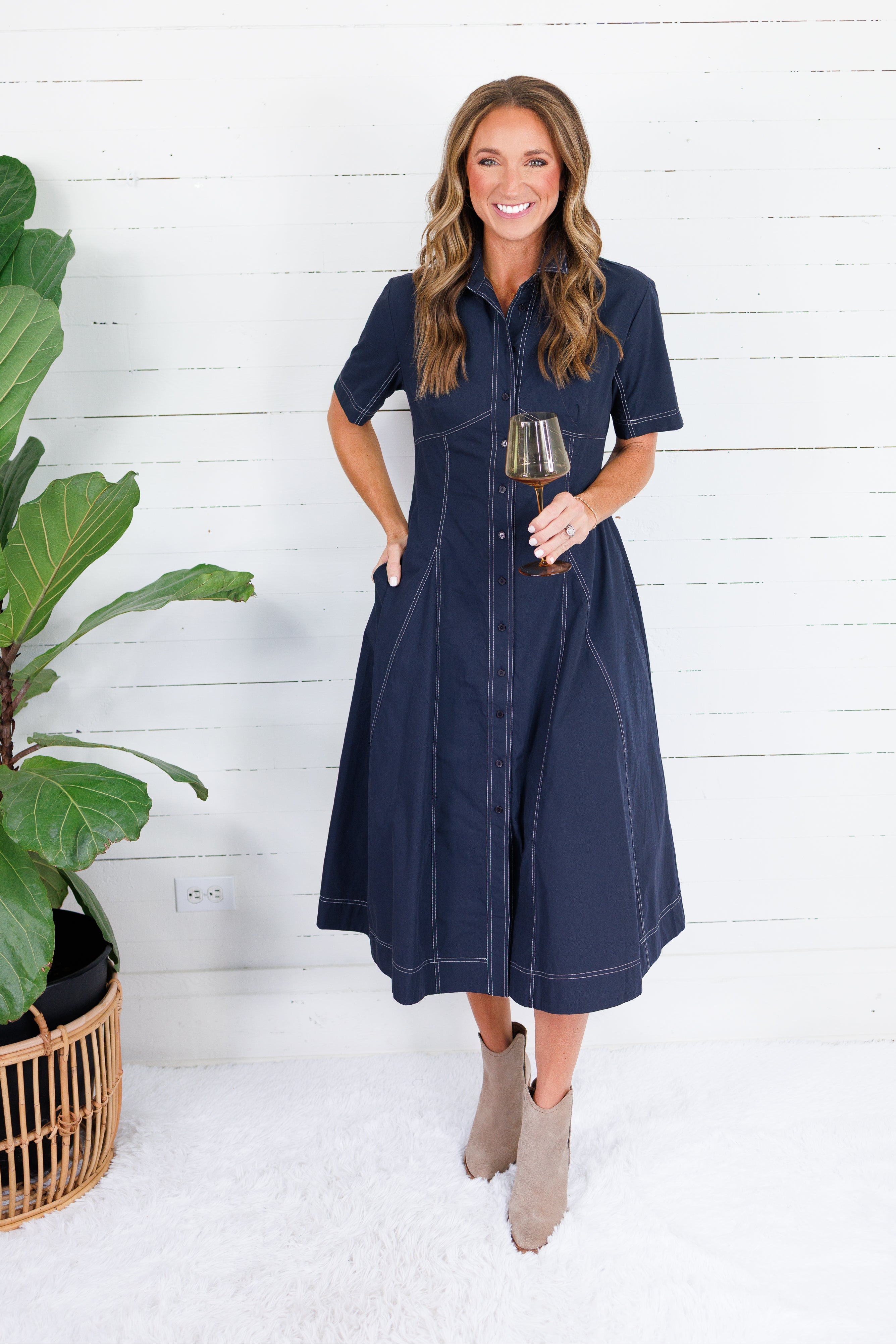 Teaghan Midnight Blue Maxi Dress Eesome