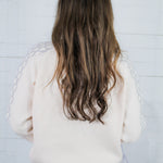 Telluride Ivory + Heather Grey Sweater PINCH