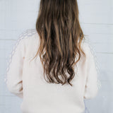 Telluride Ivory + Heather Grey Sweater PINCH
