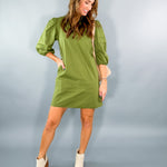 Thea Olive Mini Dress Maude Vivante