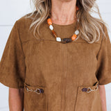Thomas Brown Suede + Horsebit Buckle Top Entro