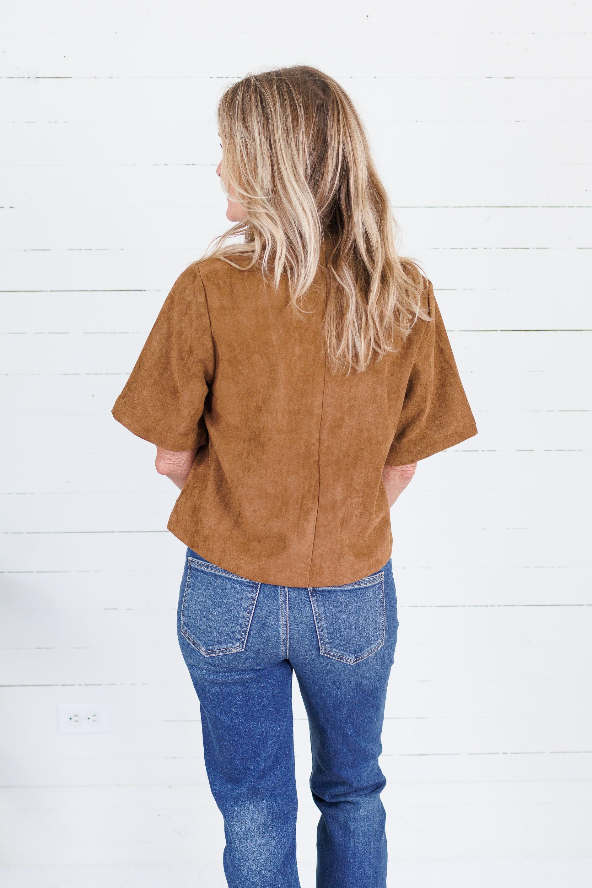 Thomas Brown Suede + Horsebit Buckle Top Entro