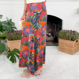 Tiffany Salmon Rose Maxi Skirt Briton Court