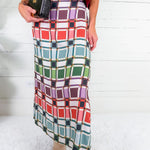 Tiffany Candy Box Check Maxi Skirt Briton Court