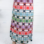 Tiffany Candy Box Check Maxi Skirt Briton Court