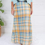 Tiffany Harvest Plaid Maxi Skirt Briton Court