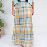 Tiffany Harvest Plaid Maxi Skirt Briton Court