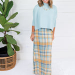 Tiffany Harvest Plaid Maxi Skirt Briton Court