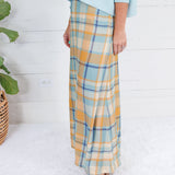 Tiffany Harvest Plaid Maxi Skirt Briton Court