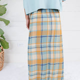Tiffany Harvest Plaid Maxi Skirt Briton Court