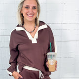 Tifton Brown Scuba Top Entro