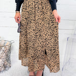 Tillman Sparkle Leopard Maxi Skirt Molly Bracken