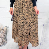 Tillman Sparkle Leopard Maxi Skirt Molly Bracken