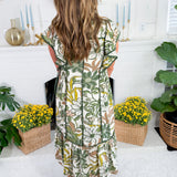 Timbarge Olive Grove Maxi Dress Entro