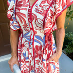 Timbarge Red Bean Maxi Dress Entro